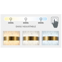 M8018  XENIC GOLD MATT WALL LAMP Γ3