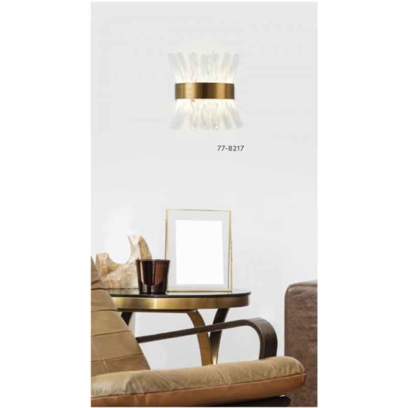 M8018  XENIC GOLD MATT WALL LAMP Γ3