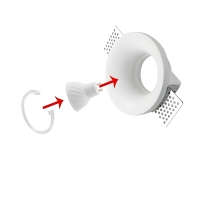 SE-SPG-DL-WH YESO SPOT GYPSUM DOWNLIGHT WHITE GU10 Γ3