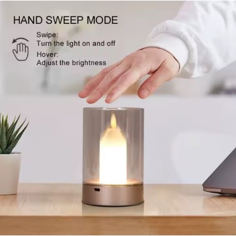SE LED 13 YURI GOLD TABLE BATTERY LAMP LED RECHARGEABLE 8,5x13cm 3w 3000k CHARGING TIME : 4 hou