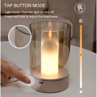 SE LED 13 YURI GOLD TABLE BATTERY LAMP LED RECHARGEABLE 8,5x13cm 3w 3000k CHARGING TIME : 4 hou