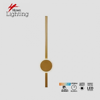 SE LED 60 ZENYA GOLD  WALL LAMP 3CCT WITH MEMORY  60cm 2 YEARS WARRANTY