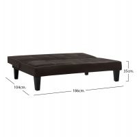 ΚΑΝΑΠΕΣ ΚΡΕΒΑΤΙ 3Θ HM3002.04 ΚΑΦΕ PU ΜΕ ΓΑΖΙΑ 186x90x82 ΚΑΝΑΠΕΣ ΚΡΕΒΑΤΙ 3Θ HM3002.04 ΚΑΦΕ PU ΜΕ ΓΑΖΙΑ 186x90x82
