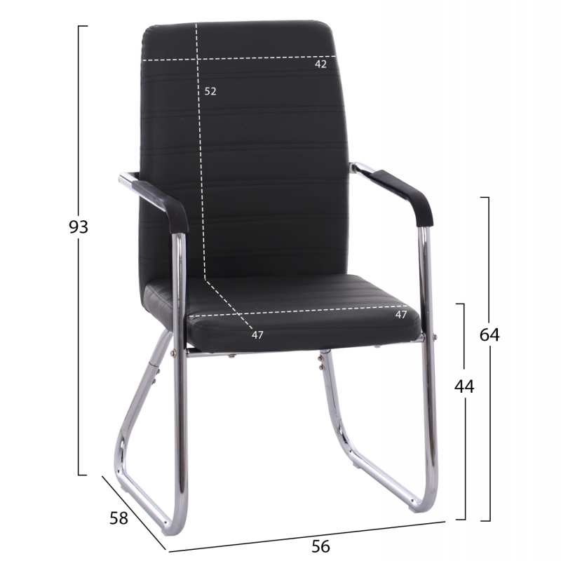 ΠΟΛΥΘΡΟΝΑ DALEY HM1021.01 ΜΕ ΜΠΡΑΤΣΑ ΜΑΥΡΟ PU 56x58x93 εκ. ΠΟΛΥΘΡΟΝΑ DALEY HM1021.01 ΜΕ ΜΠΡΑΤΣΑ ΜΑΥΡΟ PU 56x58x93 εκ.