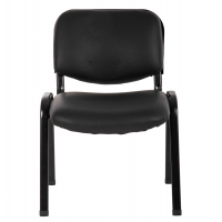 ΚΑΡΕΚΛΑ JANISHA HM1010.01 ΜΕ ΔΕΡΜΑΤΙΝΗ PU ΜΑΥΡΟ 53,5x59x77 εκ.
