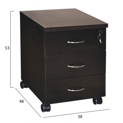 ΣΥΡΤΑΡΙΕΡΑ ΓΡΑΦΕΙΟΥ ΕΠΑΓΓΕΛΜΑΤΙΚΗ SIENNA HM2011.02 WENGE ΜΕ 3ΣΥΡΤΑΡΙΑ 38X48X53cm ΣΥΡΤΑΡΙΕΡΑ ΓΡΑΦΕΙΟΥ ΕΠΑΓΓΕΛΜΑΤΙΚΗ SIENNA HM2011.02 WENGE ΜΕ 3ΣΥΡΤΑΡΙΑ 38X48X53cm