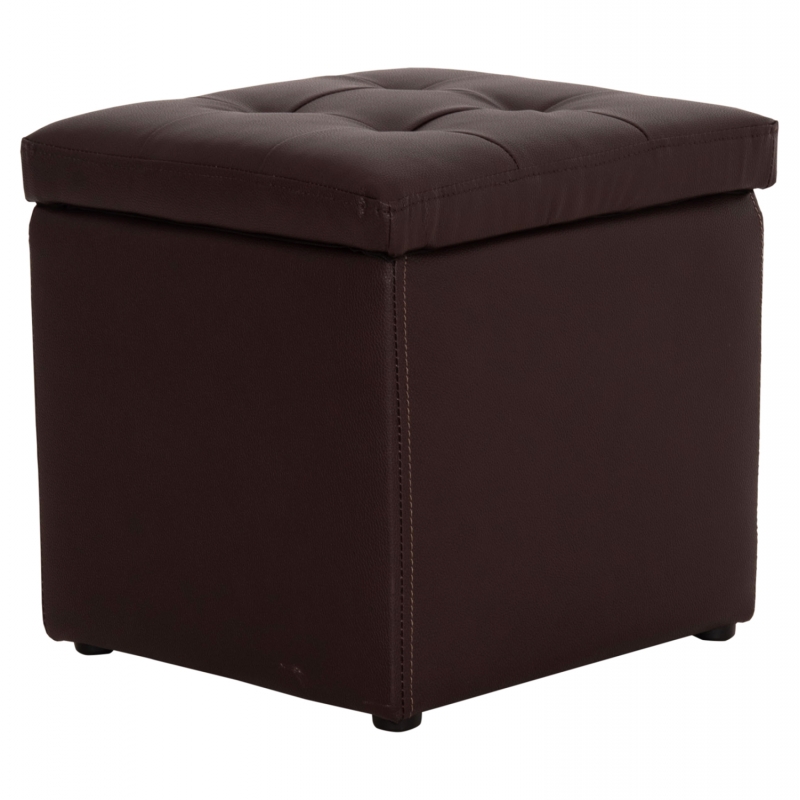 ΣΚΑΜΠΩ ΜΕ ΑΠΟΘΗΚΕΥΤΙΚΟ ΧΩΡΟ PU ΚΑΦΕ CUBE HM224.03--38x38x36.5Υεκ.
