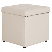 ΣΚΑΜΠΟ PRO CUBE HM224.02 PU ΜΕ ΑΠΟΘΗΚΕΥΤΙΚΟ ΧΩΡΟ- ΛΕΥΚΟ 38x38x36,5Υεκ.