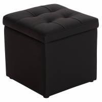 ΣΚΑΜΠΩ ΜΕ ΑΠΟΘΗΚΕΥΤΙΚΟ ΧΩΡΟ PU ΜΑΥΡΟ CUBE HM224.01 38x38x36.5Υεκ.