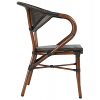 ΠΟΛΥΘΡΟΝΑ ΑΛΟΥΜΙΝΙΟΥ CLAY BAMBOO LOOK ΚΑΦΕ ΜΕ TEXTLINE HM5025 60,5x59x81Υ ΠΟΛΥΘΡΟΝΑ ΑΛΟΥΜΙΝΙΟΥ CLAY BAMBOO LOOK ΚΑΦΕ ΜΕ TEXTLINE HM5025 60,5x59x81Υ