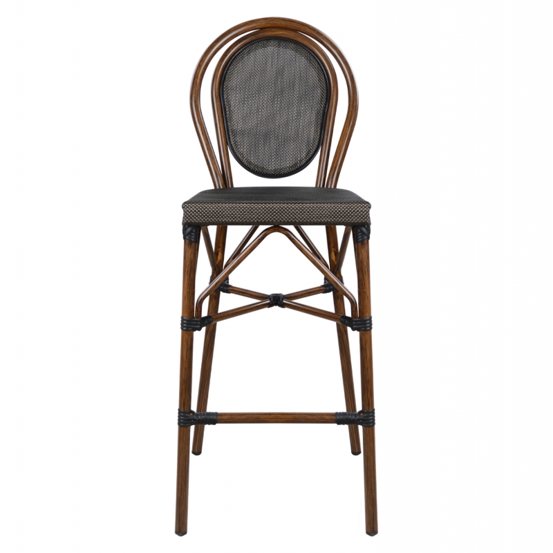 ΣΚΑΜΠΟ ΑΛΟΥΜΙΝΙΟΥ AZARIA HM5059 BAMBOO LOOK ΚΑΦΕ ΜΕ TEXTLINE 44x52x115Υεκ