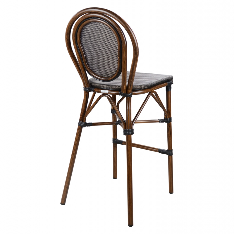 ΣΚΑΜΠΟ ΑΛΟΥΜΙΝΙΟΥ AZARIA HM5059 BAMBOO LOOK ΚΑΦΕ ΜΕ TEXTLINE 44x52x115Υεκ