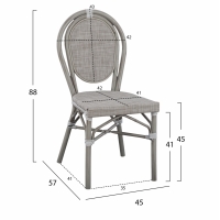 ΚΑΡΕΚΛΑ ΑΛΟΥΜΙΝΙΟΥ KASON BAMBOO LOOK ΠΑΤΙΝΑ ΓΚΡΙ ΜΕ TEXTLINE 45x57x88 εκ. HM5109 ΚΑΡΕΚΛΑ ΑΛΟΥΜΙΝΙΟΥ KASON BAMBOO LOOK ΠΑΤΙΝΑ ΓΚΡΙ ΜΕ TEXTLINE 45x57x88 εκ. HM5109
