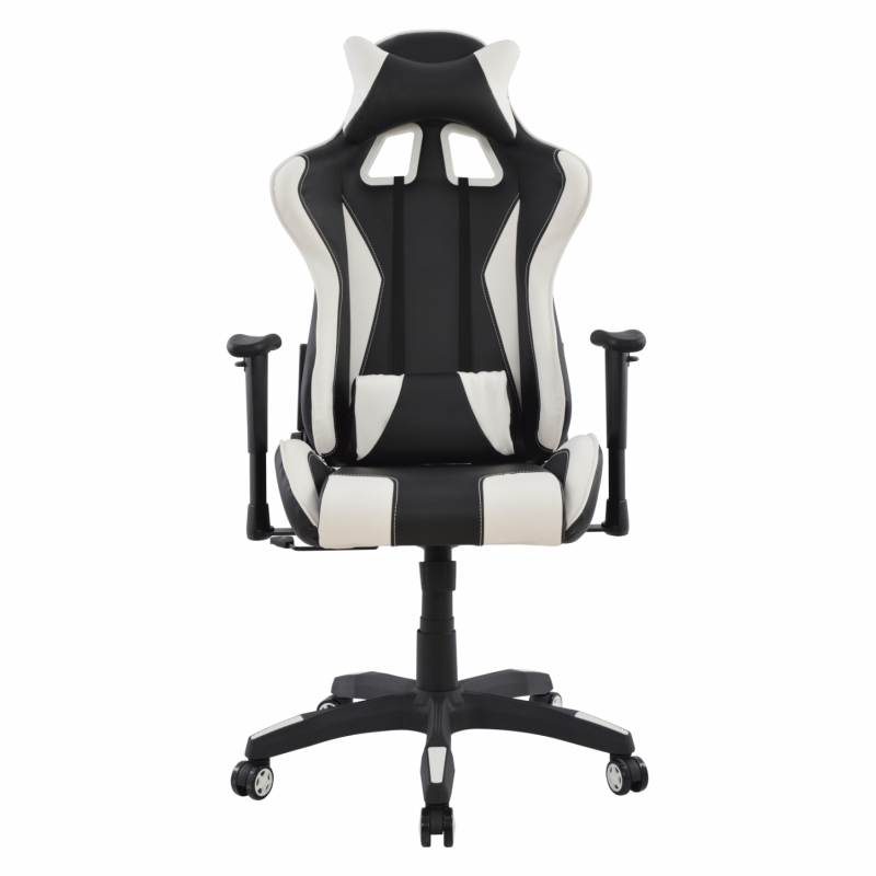 ΚΑΡΕΚΛΑ ΓΡΑΦΕΙΟΥ GAMING HM1062.04 SPEED ΜΑΥΡΟ ΛΕΥΚΟ PU 68,5x71,5x133,5 cm ΚΑΡΕΚΛΑ ΓΡΑΦΕΙΟΥ GAMING HM1062.04 SPEED ΜΑΥΡΟ ΛΕΥΚΟ PU 68,5x71,5x133,5 cm