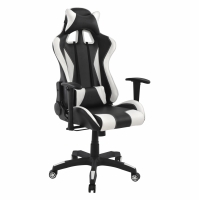 ΚΑΡΕΚΛΑ ΓΡΑΦΕΙΟΥ GAMING HM1062.04 SPEED ΜΑΥΡΟ ΛΕΥΚΟ PU 68,5x71,5x133,5 cm ΚΑΡΕΚΛΑ ΓΡΑΦΕΙΟΥ GAMING HM1062.04 SPEED ΜΑΥΡΟ ΛΕΥΚΟ PU 68,5x71,5x133,5 cm