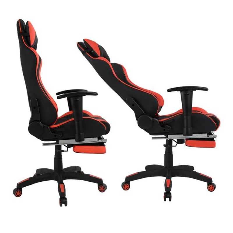 ΚΑΡΕΚΛΑ ΓΡΑΦΕΙΟΥ GAMING HM1063.01 SPEED ΜΑΥΡΟ ΚΟΚΚΙΝΟ & ΥΠΟΠΟΔΙΟ 68 x 71,5 x 134 cm ΚΑΡΕΚΛΑ ΓΡΑΦΕΙΟΥ GAMING HM1063.01 SPEED ΜΑΥΡΟ ΚΟΚΚΙΝΟ & ΥΠΟΠΟΔΙΟ 68 x 71,5 x 134 cm