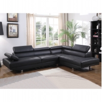 ΚΑΝΑΠΕΣ ΓΩΝΙΑ GORO ΔΕΞΙΑ HM3084.02R ΑΠΟ ΜΑΥΡΟ PU 270x200x87Υ εκ. ΚΑΝΑΠΕΣ ΓΩΝΙΑ GORO ΔΕΞΙΑ HM3084.02R ΑΠΟ ΜΑΥΡΟ PU 270x200x87Υ εκ.