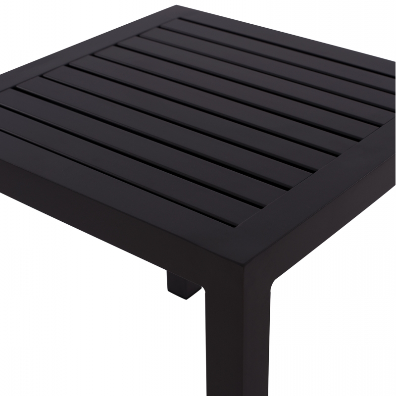ΤΡΑΠΕΖΙ ΑΛΟΥΜΙΝΙΟΥ QIANA HM5402.02 ΓΚΡΙ 45x45x45,5Υ εκ. ΤΡΑΠΕΖΙ ΑΛΟΥΜΙΝΙΟΥ QIANA HM5402.02 ΓΚΡΙ 45x45x45,5Υ εκ.
