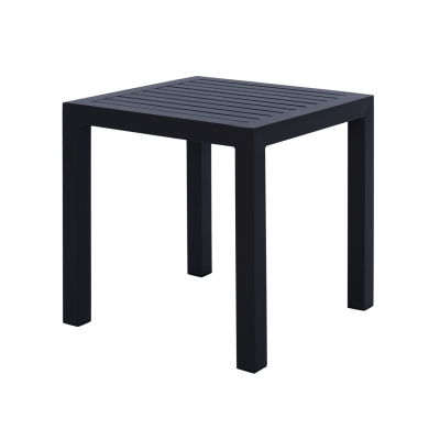 ΤΡΑΠΕΖΙ ΑΛΟΥΜΙΝΙΟΥ QIANA HM5402.02 ΓΚΡΙ 45x45x45,5Υ εκ.