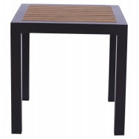ΤΡΑΠΕΖΙ ΑΛΟΥΜΙΝΙΟΥ SABRA HM5403.02 ΓΚΡΙ ΜΕ POLYWOOD 45Χ45X45,5Yεκ. ΤΡΑΠΕΖΙ ΑΛΟΥΜΙΝΙΟΥ SABRA HM5403.02 ΓΚΡΙ ΜΕ POLYWOOD 45Χ45X45,5Yεκ.