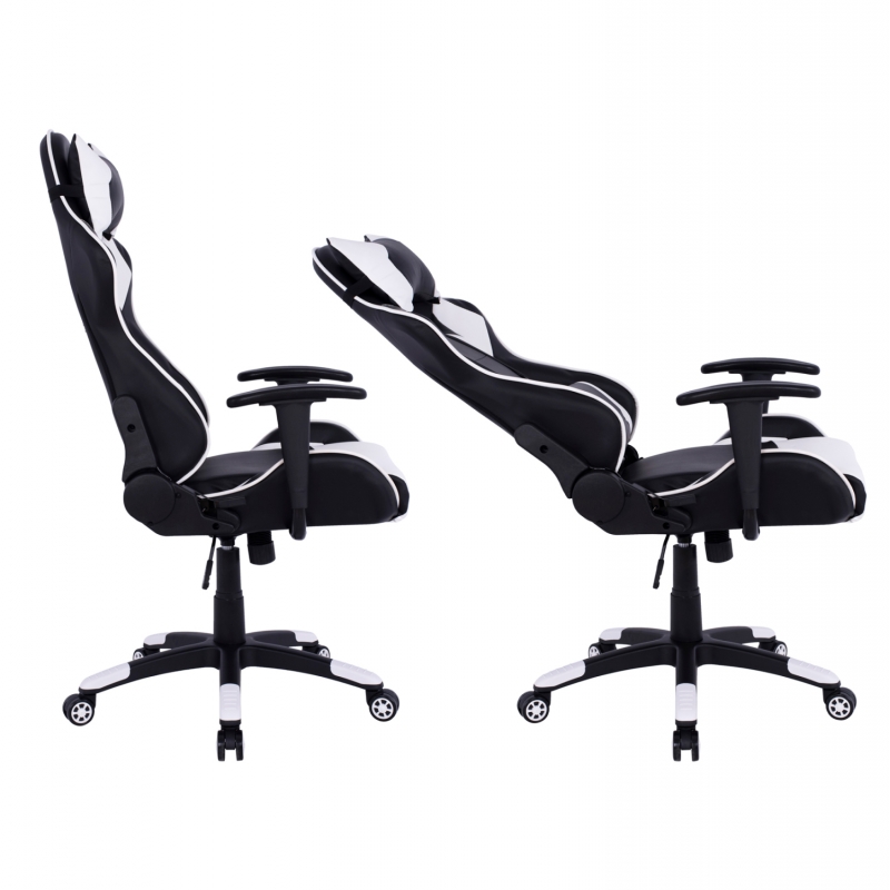 ΠΟΛΥΘΡΟΝΑ GAMING DARIUS HM1072.04 ΜΑΥΡΗ-ΛΕΥΚΗ 66,5x70x(122-129) cm ΠΟΛΥΘΡΟΝΑ GAMING DARIUS HM1072.04 ΜΑΥΡΗ-ΛΕΥΚΗ 66,5x70x(122-129) cm