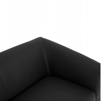 ΚΑΝΑΠΕΣ 3ΘΕΣΙΟΣ KIANA HM3122.31 ΜΕ ΜΑΥΡΟ PU 180x75x71 εκ.