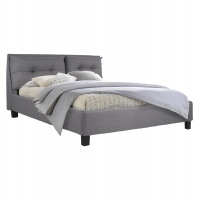 ΚΡΕΒΑΤΙ BILLIE 160x200 εκ. ΜΕ ΥΦΑΣΜΑ ΓΚΡΙ HM551.05 ΚΡΕΒΑΤΙ BILLIE 160x200 εκ. ΜΕ ΥΦΑΣΜΑ ΓΚΡΙ HM551.05