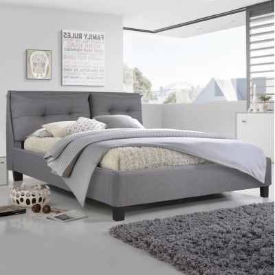 ΚΡΕΒΑΤΙ BILLIE 160x200 εκ. ΜΕ ΥΦΑΣΜΑ ΓΚΡΙ HM551.05 ΚΡΕΒΑΤΙ BILLIE 160x200 εκ. ΜΕ ΥΦΑΣΜΑ ΓΚΡΙ HM551.05