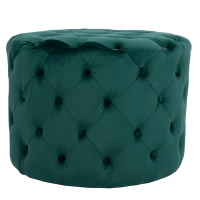ΣΚΑΜΠΟ KASSIE ΚΥΠΑΡΙΣΣΙ ΒΕΛΟΥΔΟ ΤΥΠΟΥ CHESTERFIELD HM8406.03 Φ60x43Υ εκ.
