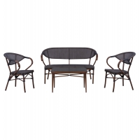 ΣΕΤ ΣΑΛΟΝΙ 4ΤΜΧ BALIN ΑΛΟΥΜΙΝΙΟΥ BAMBOO LOOK ΚΑΦΕ HM5573 ΣΕΤ ΣΑΛΟΝΙ 4ΤΜΧ BALIN ΑΛΟΥΜΙΝΙΟΥ BAMBOO LOOK ΚΑΦΕ HM5573