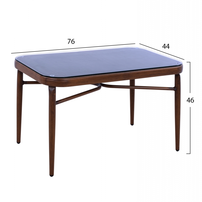 ΣΕΤ ΣΑΛΟΝΙ 4ΤΜΧ BALIN ΑΛΟΥΜΙΝΙΟΥ BAMBOO LOOK ΚΑΦΕ HM5573 ΣΕΤ ΣΑΛΟΝΙ 4ΤΜΧ BALIN ΑΛΟΥΜΙΝΙΟΥ BAMBOO LOOK ΚΑΦΕ HM5573