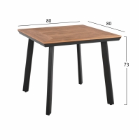 ΤΡΑΠΕΖΙ ΑΛΟΥΜΙΝΙΟΥ ΤΕΤΡΑΓΩΝΟ TABER HM5563.02 ΑΝΘΡΑΚΙ ΜΕ ΕΠΙΦΑΝΕΙΑ POLYWOOD 80x80x73Υ ΤΡΑΠΕΖΙ ΑΛΟΥΜΙΝΙΟΥ ΤΕΤΡΑΓΩΝΟ TABER HM5563.02 ΑΝΘΡΑΚΙ ΜΕ ΕΠΙΦΑΝΕΙΑ POLYWOOD 80x80x73Υ