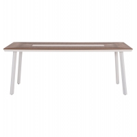 ΤΡΑΠΕΖΙ ΑΛΟΥΜΙΝΙΟΥ TABER HM5131.11 ΛΕΥΚΟ ΜΕ POLYWOOD TOP 200x100x75Υεκ ΤΡΑΠΕΖΙ ΑΛΟΥΜΙΝΙΟΥ TABER HM5131.11 ΛΕΥΚΟ ΜΕ POLYWOOD TOP 200x100x75Υεκ