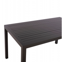 ΤΡΑΠΕΖΙ ΤΡΑΠΕΖΑΡΙΑΣ ΑΛΟΥΜΙΝΙΟΥ SAHIRA HM5571.02 ΑΝΘΡΑΚΙ 140Χ80X75,5Υεκ. ΤΡΑΠΕΖΙ ΤΡΑΠΕΖΑΡΙΑΣ ΑΛΟΥΜΙΝΙΟΥ SAHIRA HM5571.02 ΑΝΘΡΑΚΙ 140Χ80X75,5Υεκ.