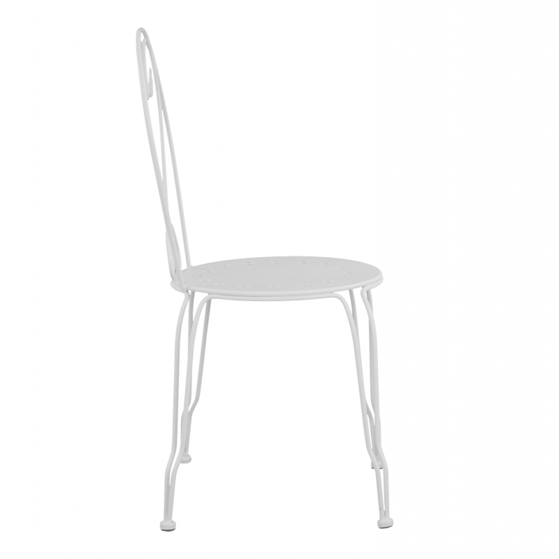 ΚΑΡΕΚΛΑ ΜΕΤΑΛΛΙΚΗ AMORE ΛΕΥΚΗ 42x48x90 εκ. HM5007.12 ΚΑΡΕΚΛΑ ΜΕΤΑΛΛΙΚΗ AMORE ΛΕΥΚΗ 42x48x90 εκ. HM5007.12