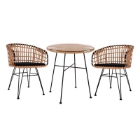 ΣΕΤ 3ΤΜΧ ALLEGRA WICKER ΜΕ ΤΡΑΠΕΖΙ Φ70Χ74Υ ΜΠΕΖ & ΜΑΥΡΟ ΧΡΩΜΑ HM10474 ΣΕΤ 3ΤΜΧ ALLEGRA WICKER ΜΕ ΤΡΑΠΕΖΙ Φ70Χ74Υ ΜΠΕΖ & ΜΑΥΡΟ ΧΡΩΜΑ HM10474