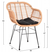ΣΕΤ ΕΞΩΤΕΡΙΚΟΥ ΧΩΡΟΥ 3ΤΜΧ ALLEGRA HM10476 WICKER ΜΠΕΖ-ΜΕΤΑΛΛΟ ΜΑΥΡΟ ΣΕΤ ΕΞΩΤΕΡΙΚΟΥ ΧΩΡΟΥ 3ΤΜΧ ALLEGRA HM10476 WICKER ΜΠΕΖ-ΜΕΤΑΛΛΟ ΜΑΥΡΟ