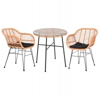 ΣΕΤ ΕΞΩΤΕΡΙΚΟΥ ΧΩΡΟΥ 3ΤΜΧ ALLEGRA HM10476 WICKER ΜΠΕΖ-ΜΕΤΑΛΛΟ ΜΑΥΡΟ ΣΕΤ ΕΞΩΤΕΡΙΚΟΥ ΧΩΡΟΥ 3ΤΜΧ ALLEGRA HM10476 WICKER ΜΠΕΖ-ΜΕΤΑΛΛΟ ΜΑΥΡΟ