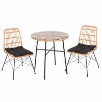 ΣΕΤ ΕΞΩΤΕΡΙΚΟΥ ΧΩΡΟΥ 3ΤΜΧ ALLEGRA HM10477 WICKER ΜΠΕΖ-ΜΕΤΑΛΛΟ ΜΑΥΡΟ ΣΕΤ ΕΞΩΤΕΡΙΚΟΥ ΧΩΡΟΥ 3ΤΜΧ ALLEGRA HM10477 WICKER ΜΠΕΖ-ΜΕΤΑΛΛΟ ΜΑΥΡΟ