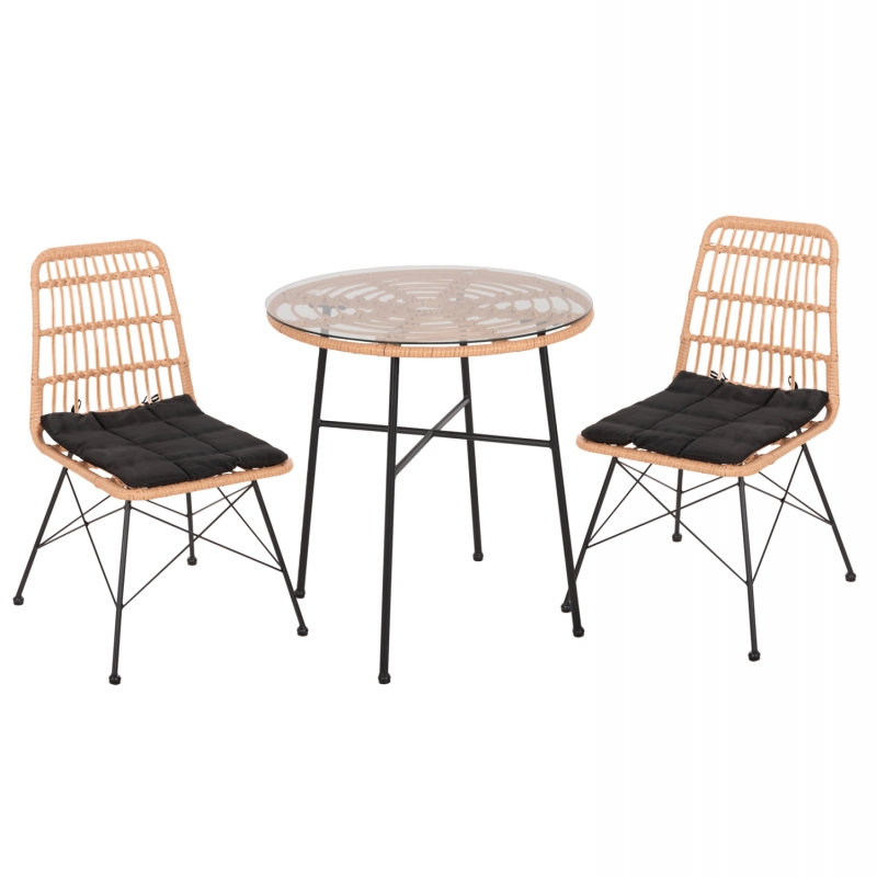 ΣΕΤ ΕΞΩΤΕΡΙΚΟΥ ΧΩΡΟΥ 3ΤΜΧ ALLEGRA HM10477 WICKER ΜΠΕΖ-ΜΕΤΑΛΛΟ ΜΑΥΡΟ ΣΕΤ ΕΞΩΤΕΡΙΚΟΥ ΧΩΡΟΥ 3ΤΜΧ ALLEGRA HM10477 WICKER ΜΠΕΖ-ΜΕΤΑΛΛΟ ΜΑΥΡΟ