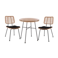 ΣΕΤ 3ΤΜΧ ALLEGRA WICKER ΜΕ ΤΡΑΠΕΖΙ Φ70Χ74Υ ΜΠΕΖ & ΜΑΥΡΟ ΧΡΩΜΑ HM10478 ΣΕΤ 3ΤΜΧ ALLEGRA WICKER ΜΕ ΤΡΑΠΕΖΙ Φ70Χ74Υ ΜΠΕΖ & ΜΑΥΡΟ ΧΡΩΜΑ HM10478