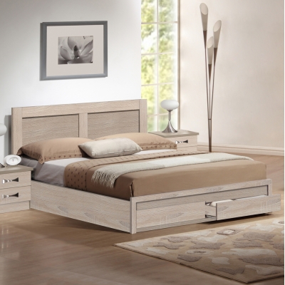 ΚΡΕΒΑΤΙ CAPRI HM399.02 ΜΕ 2 ΣΥΡΤΑΡΙΑ SONOMA 160x200 εκ. ΚΡΕΒΑΤΙ CAPRI HM399.02 ΜΕ 2 ΣΥΡΤΑΡΙΑ SONOMA 160x200 εκ.