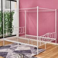 ΚΡΕΒΑΤΙ ΜΕΤΑΛΛΙΚΟ LALITA ΜΕ ΟΥΡΑΝΟ ΓΙΑ ΣΤΡΩΜΑ 160x200 εκ., ΛΕΥΚΟ, HM573.02 ΚΡΕΒΑΤΙ ΜΕΤΑΛΛΙΚΟ LALITA ΜΕ ΟΥΡΑΝΟ ΓΙΑ ΣΤΡΩΜΑ 160x200 εκ., ΛΕΥΚΟ, HM573.02