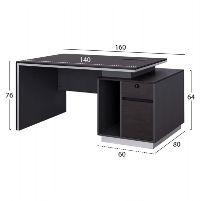 ΓΡΑΦΕΙΟ ΕΠΑΓΓΕΛΜΑΤΙΚΟ ΜΕ ΔΕΞΙΟ ΝΤΟΥΛΑΠΙ ROSEWOOD HM2087R 160X80X76Υ εκ. ΓΡΑΦΕΙΟ ΕΠΑΓΓΕΛΜΑΤΙΚΟ ΜΕ ΔΕΞΙΟ ΝΤΟΥΛΑΠΙ ROSEWOOD HM2087R 160X80X76Υ εκ.