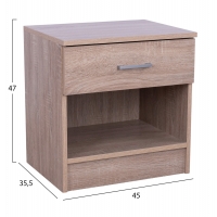 ΚΟΜΟΔΙΝΟ ΜΕ 1 ΣΥΡΤΑΡΙ LANEY SONAMA 45x35,5x47Υ εκ. HM2345.01 ΚΟΜΟΔΙΝΟ ΜΕ 1 ΣΥΡΤΑΡΙ LANEY SONAMA 45x35,5x47Υ εκ. HM2345.01
