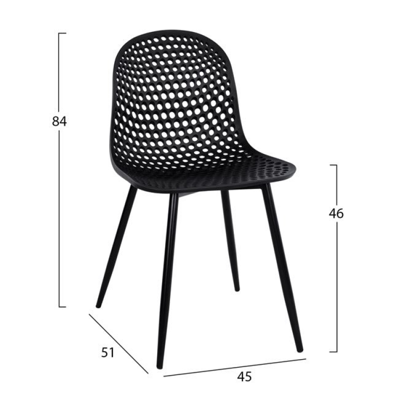 ΚΑΡΕΚΛΑ ΠΟΛΥΠΡΟΠΥΛΕΝΙΟΥ MILANA HM8512.02 ΜΑΥΡΗ ΜΕ ΜΕΤΑΛΛΙΚΑ ΠΟΔΙΑ 45x51x84 εκ ΚΑΡΕΚΛΑ ΠΟΛΥΠΡΟΠΥΛΕΝΙΟΥ MILANA HM8512.02 ΜΑΥΡΗ ΜΕ ΜΕΤΑΛΛΙΚΑ ΠΟΔΙΑ 45x51x84 εκ