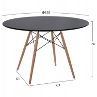 ΤΡΑΠΕΖΙ MINIMAL ΣΤΡΟΓΓΥΛΟ HM8454.02 MDF ΣΕ ΜΑΥΡΟ-ΠΟΔΙΑ ΟΞΙΑΣ ΣΕ ΦΥΣΙΚΟ Φ120Χ74Υεκ. ΤΡΑΠΕΖΙ MINIMAL ΣΤΡΟΓΓΥΛΟ HM8454.02 MDF ΣΕ ΜΑΥΡΟ-ΠΟΔΙΑ ΟΞΙΑΣ ΣΕ ΦΥΣΙΚΟ Φ120Χ74Υεκ.