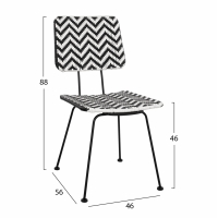 ΚΑΡΕΚΛΑ ΜΕΤΑΛΛΙΚΗ ALLEGRA HM5693 ΜΕ WICKER ΜΑΥΡΟ-ΛΕΥΚΟ 46x56x88Υ εκ. ΚΑΡΕΚΛΑ ΜΕΤΑΛΛΙΚΗ ALLEGRA HM5693 ΜΕ WICKER ΜΑΥΡΟ-ΛΕΥΚΟ 46x56x88Υ εκ.