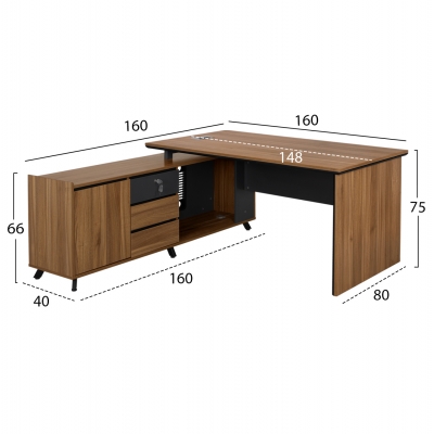 ΓΡΑΦΕΙΟ ΕΠΑΓΓΕΛΜΑΤΙΚΟ ΓΩΝΙΑ ΑΝΑΣΤΡΕΨΙΜΗ SUPREME 160X160X75 HM2348 ΓΡΑΦΕΙΟ ΕΠΑΓΓΕΛΜΑΤΙΚΟ ΓΩΝΙΑ ΑΝΑΣΤΡΕΨΙΜΗ SUPREME 160X160X75 HM2348