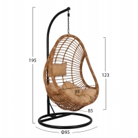 ΚΡΕΜΑΣΤΗ ΠΟΛΥΘΡΟΝΑ ΦΩΛΙΑ CALLIE HM5541.01 ΜΕ WICKER & ΜΑΞΙΛΑΡΙΑ ΜΠΕΖ Φ95Χ195Υ εκ. ΚΡΕΜΑΣΤΗ ΠΟΛΥΘΡΟΝΑ ΦΩΛΙΑ CALLIE HM5541.01 ΜΕ WICKER & ΜΑΞΙΛΑΡΙΑ ΜΠΕΖ Φ95Χ195Υ εκ.